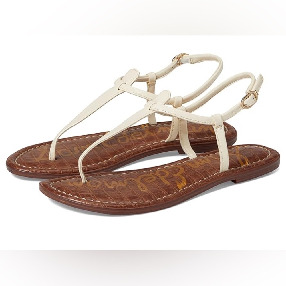 Sam Edelman Kids' Gigi Thong Sandal (cream)